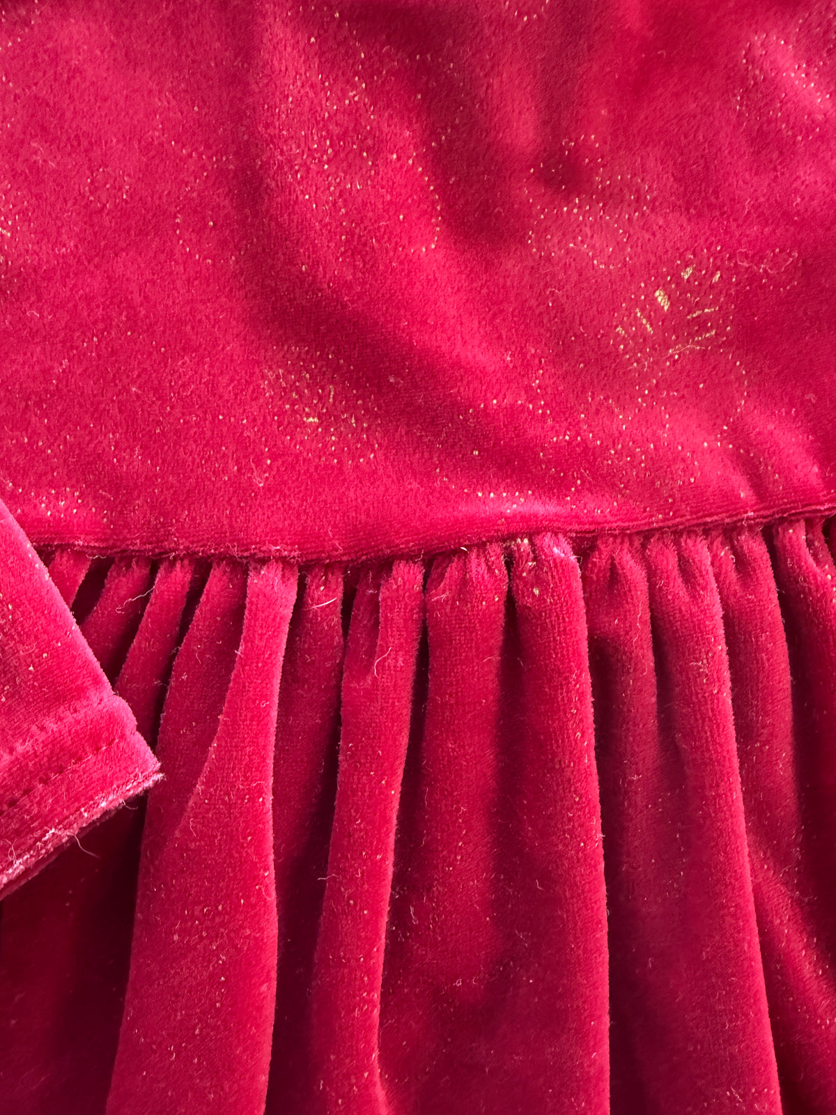 Red velvet dress 6-12m | Mothercare