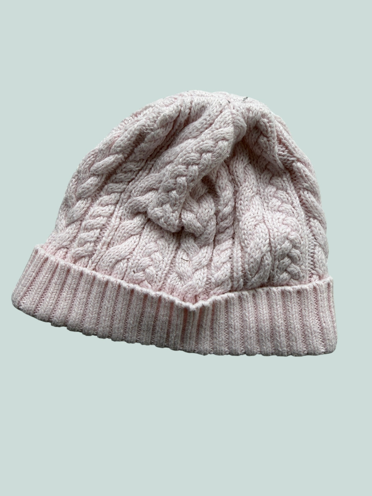 Pink knit cotton baby hat | Ralph Lauren