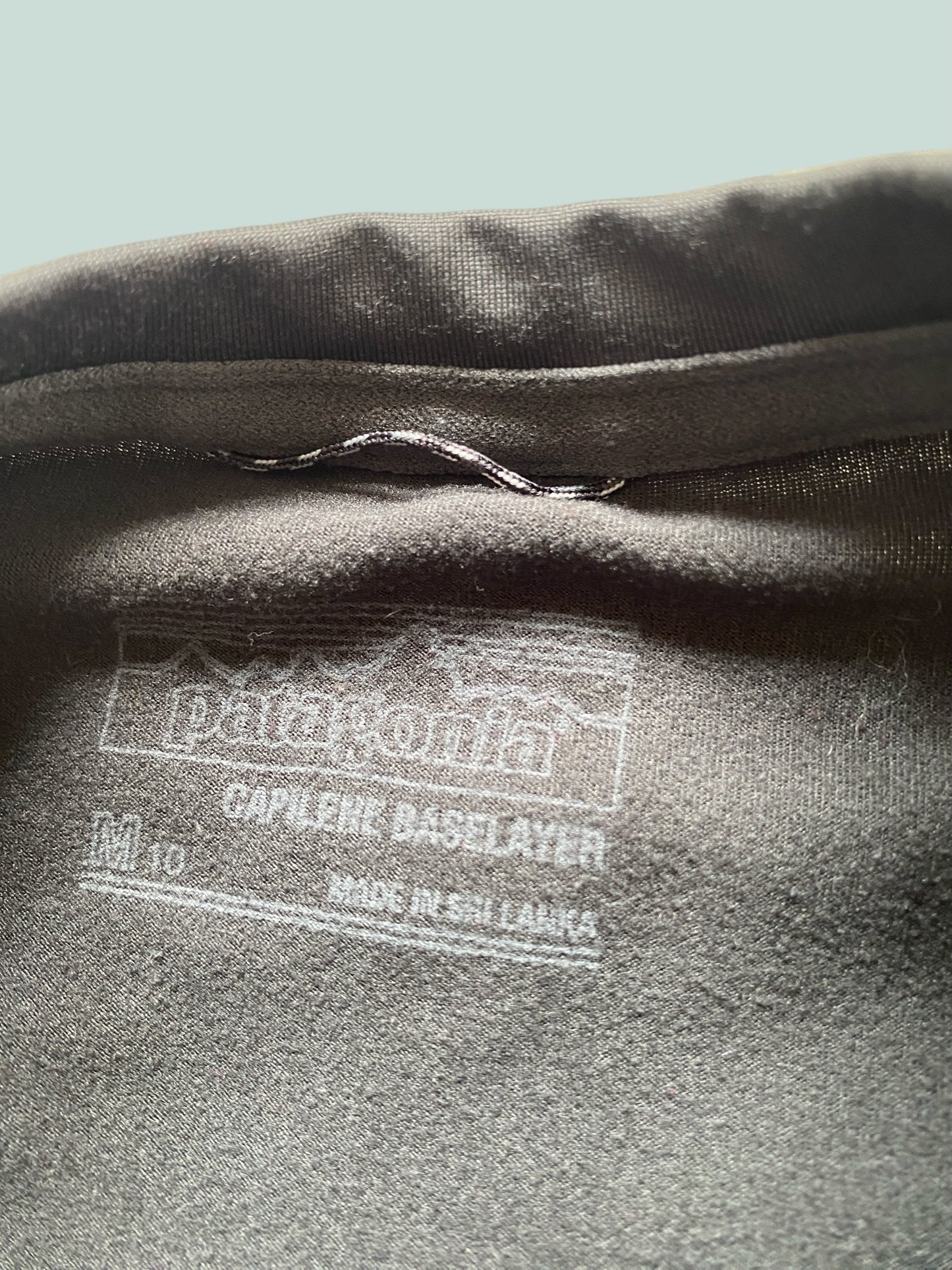 Dark grey capilene midweight crew top 10Y | Patagonia