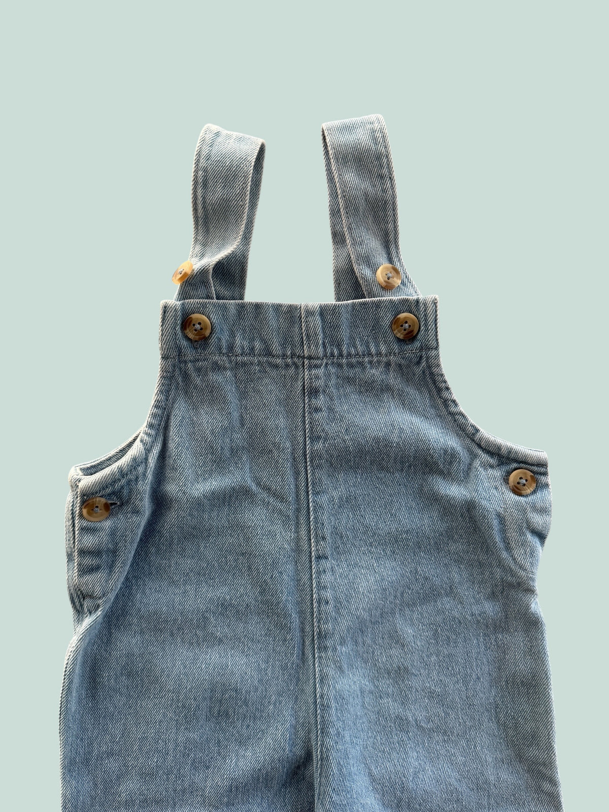 Organic cotton denim overalls 2-3Y | Rise Little Earthlings