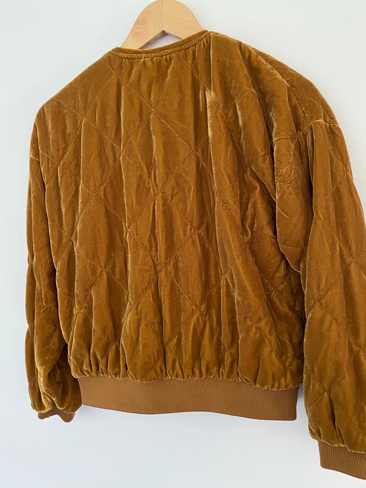 Velour bomber jacket - small | Frank & Oak