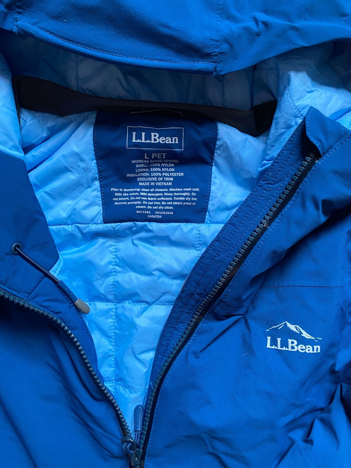 Waterproof primaloft packaway jacket womens lare (petite) | L.L. Bean