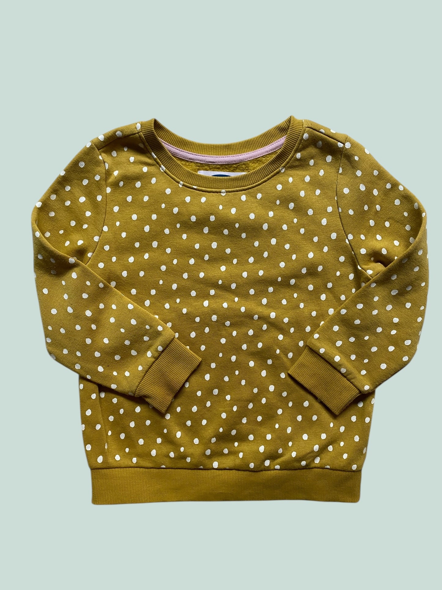 Yellow polka dot sweater 3Y | Old Navy