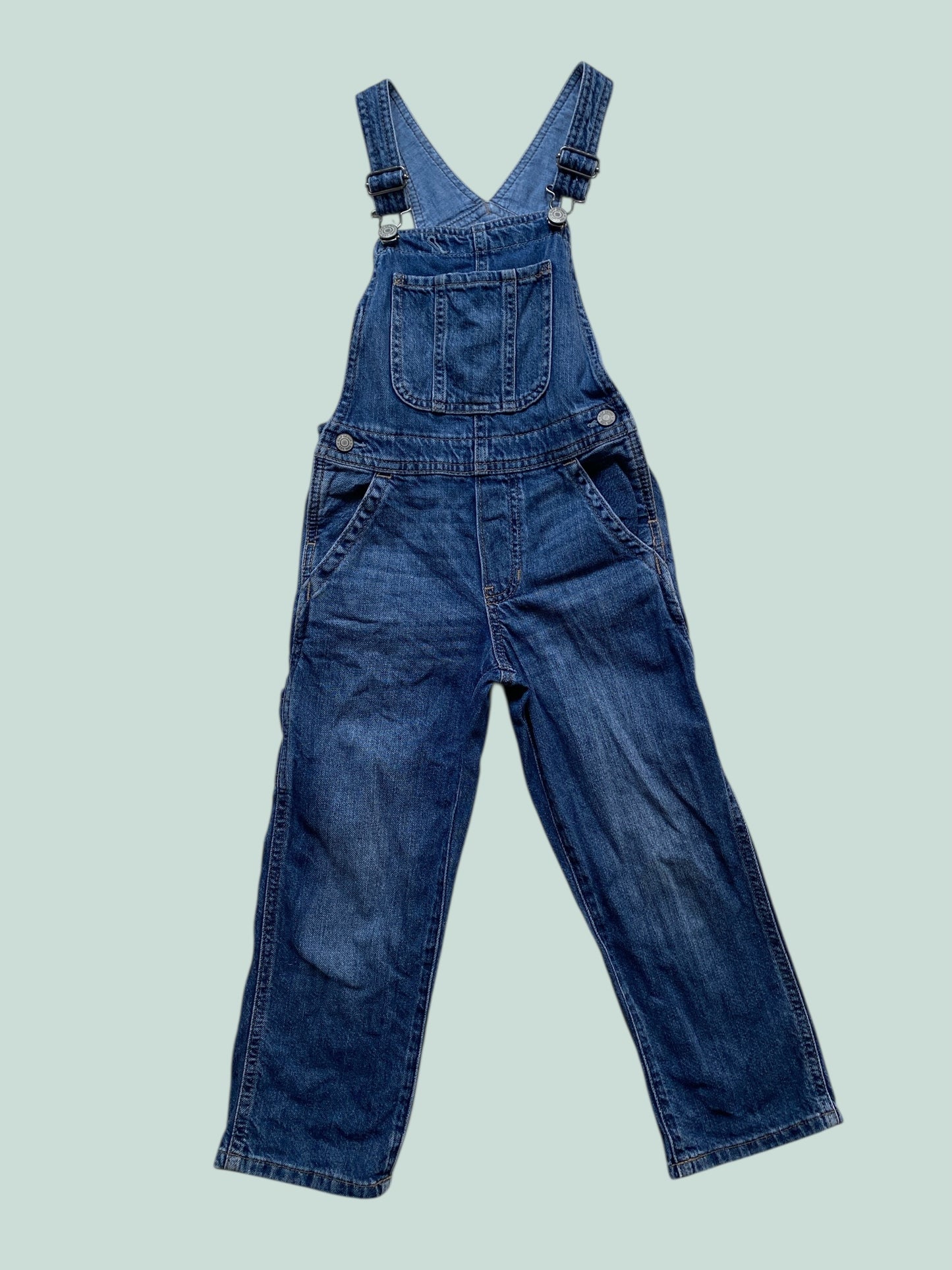 Cotton denim overalls 5Y | Gap