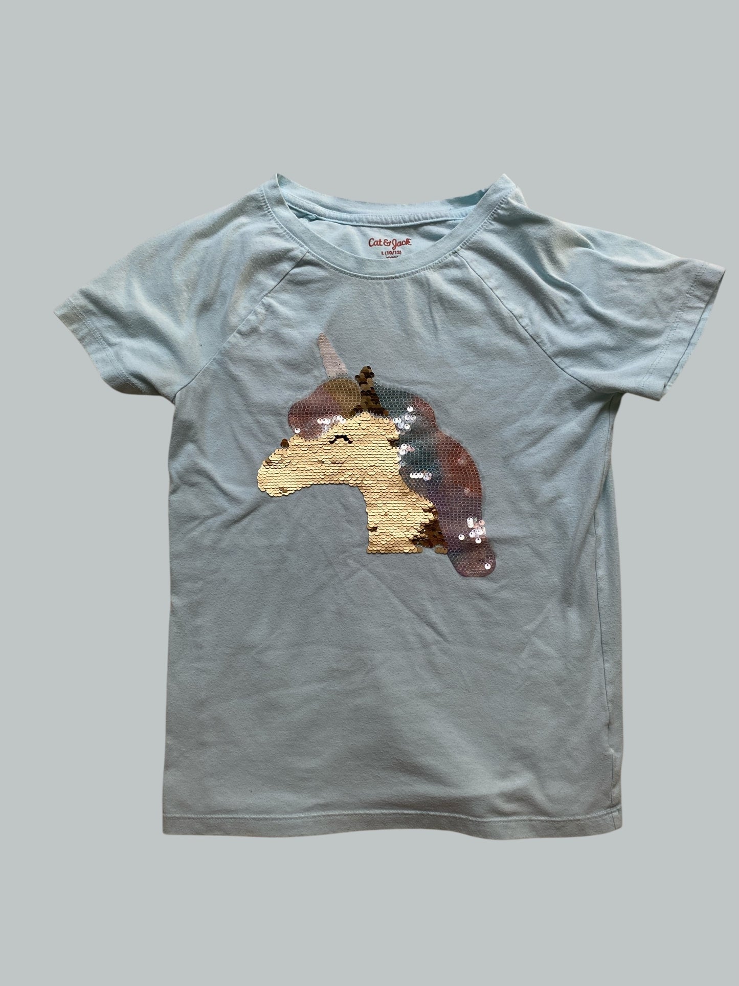 Unicorn sequin cotton blend t-shirt 10-12Y | Cat & Jack