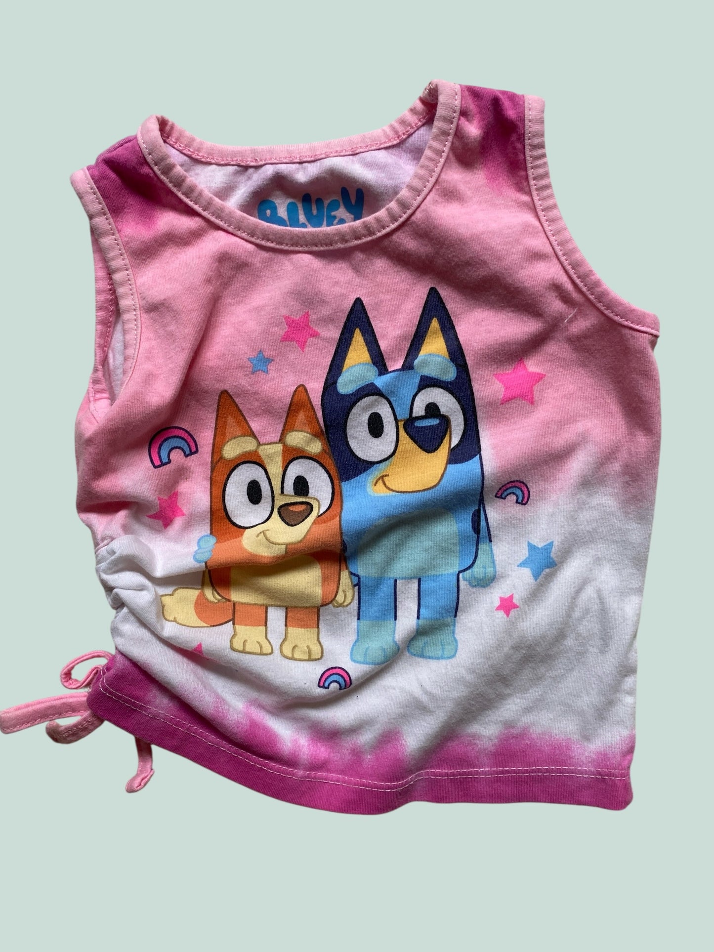 Cotton blend Bluey top 2Y | Bluey