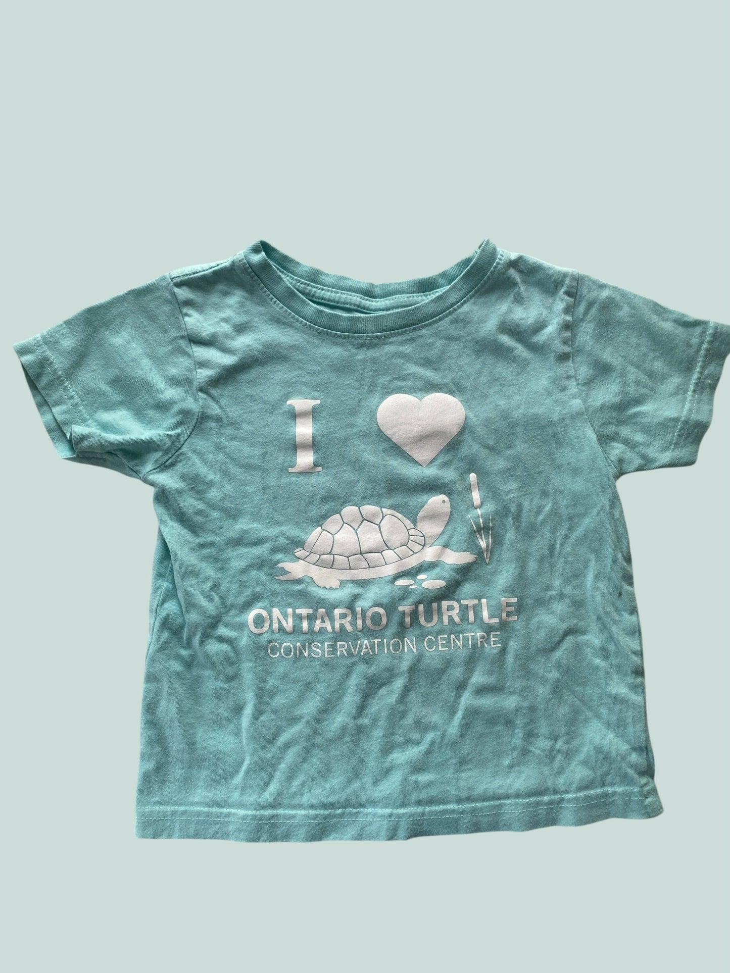 Cotton I Love Ontario Turtle Conservation Centre t-shirt 2-4Y