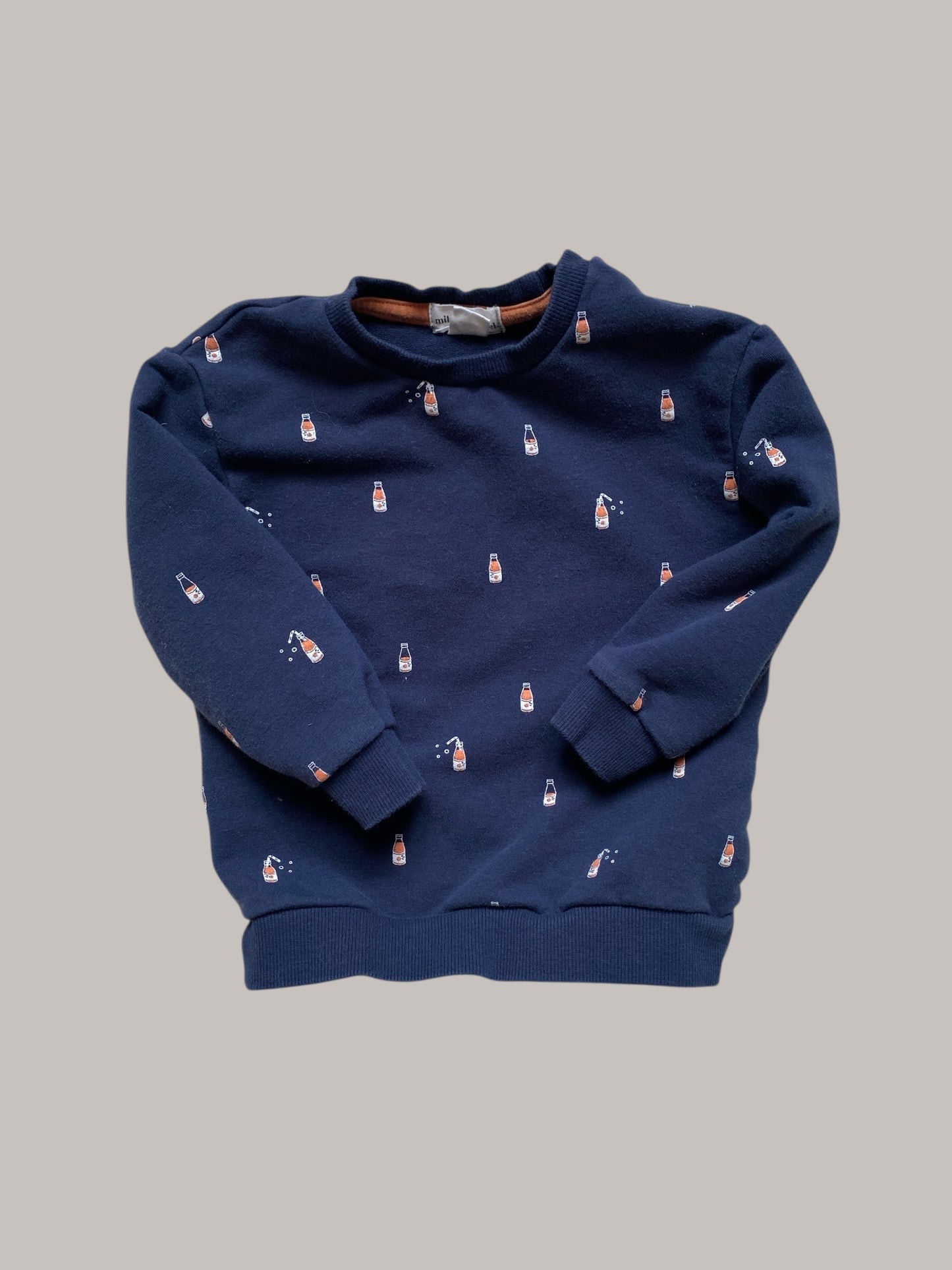 Bottle organic cotton sweatshirt 12m | Miles the label