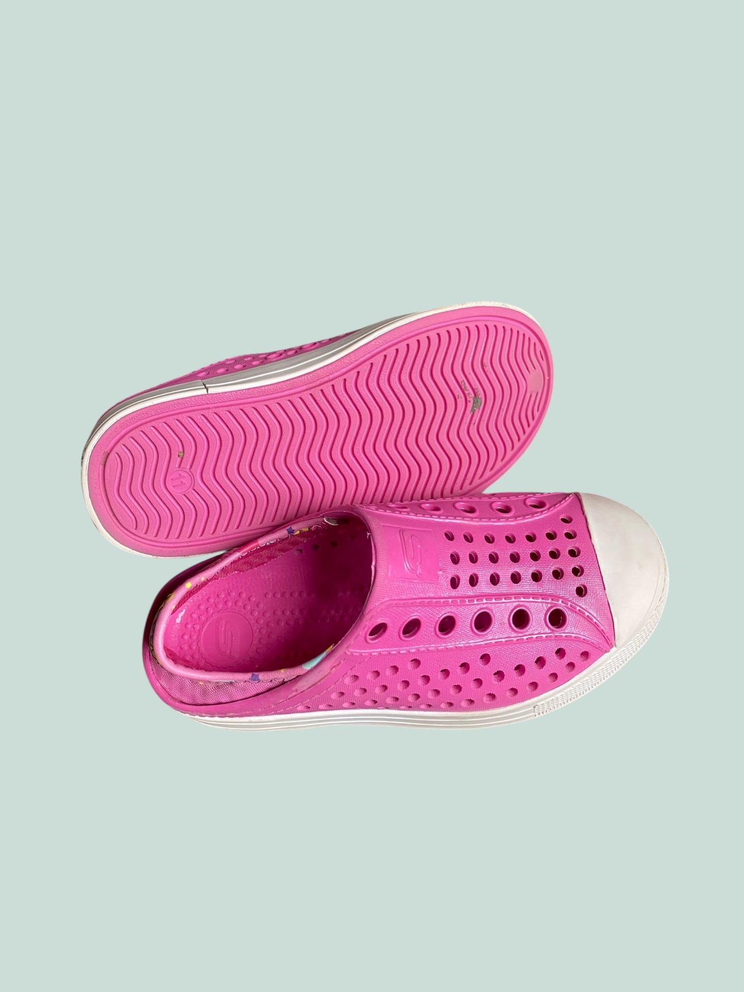 Pink slip on sandals 11 US Little Kids | Skechers