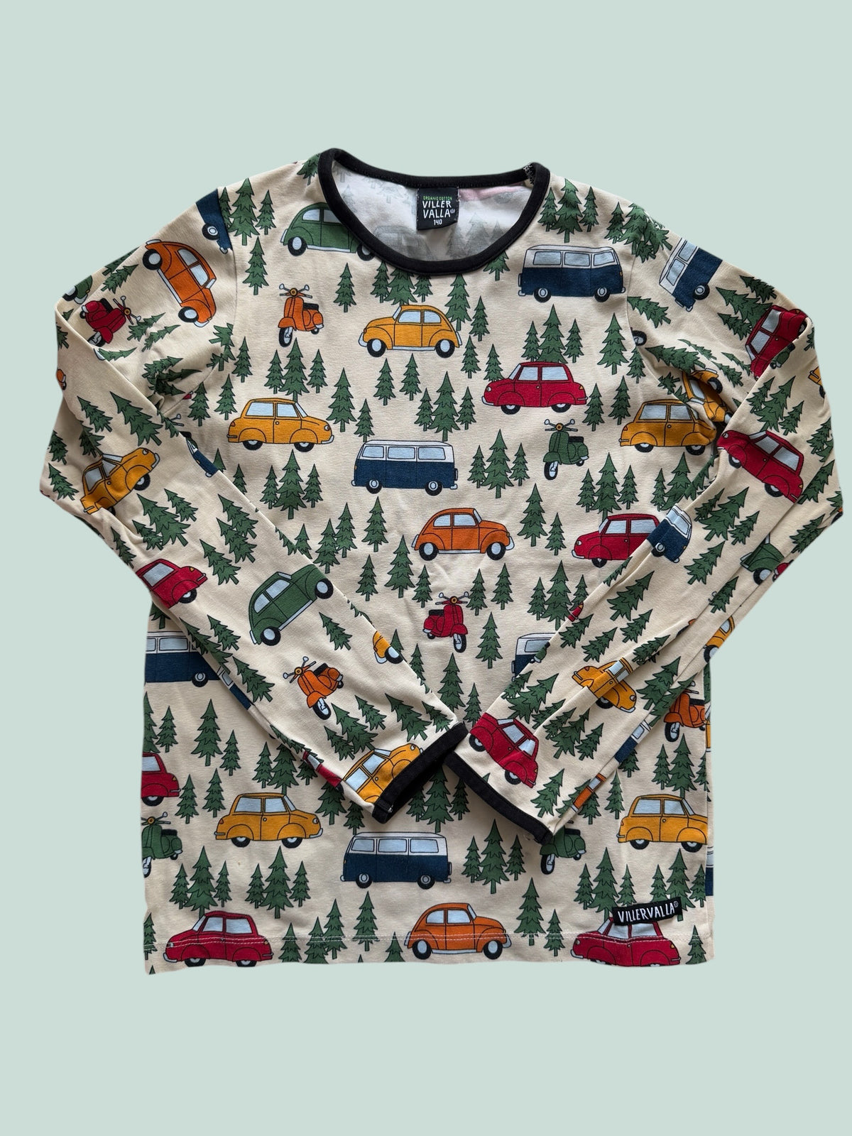 Organic cotton long sleeve top 9-10Y (generous) | Villervalla