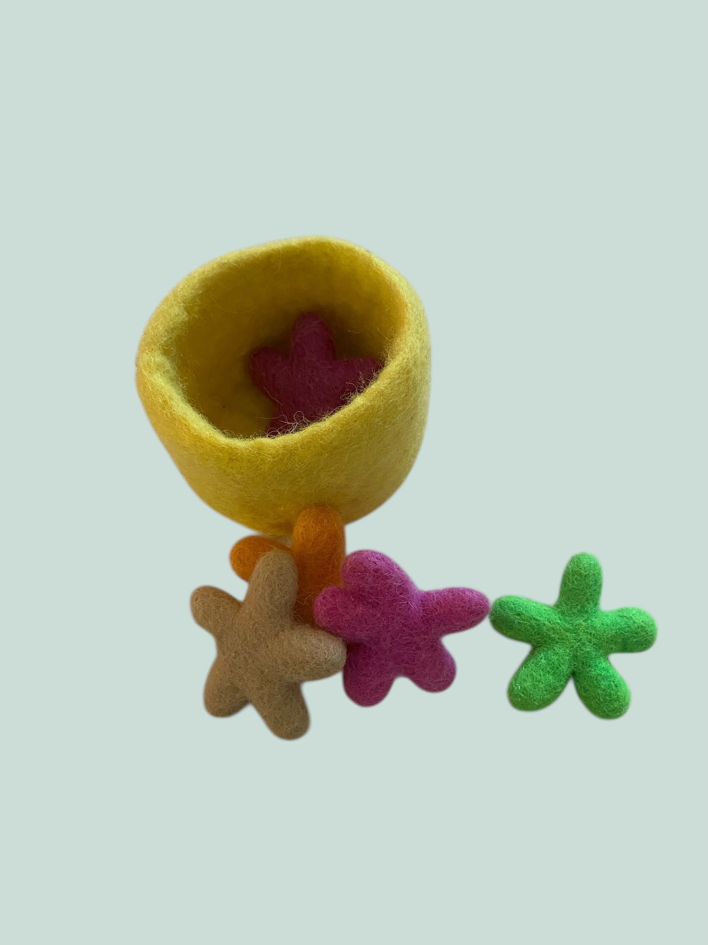 Felted bowl and stars | Lovevery