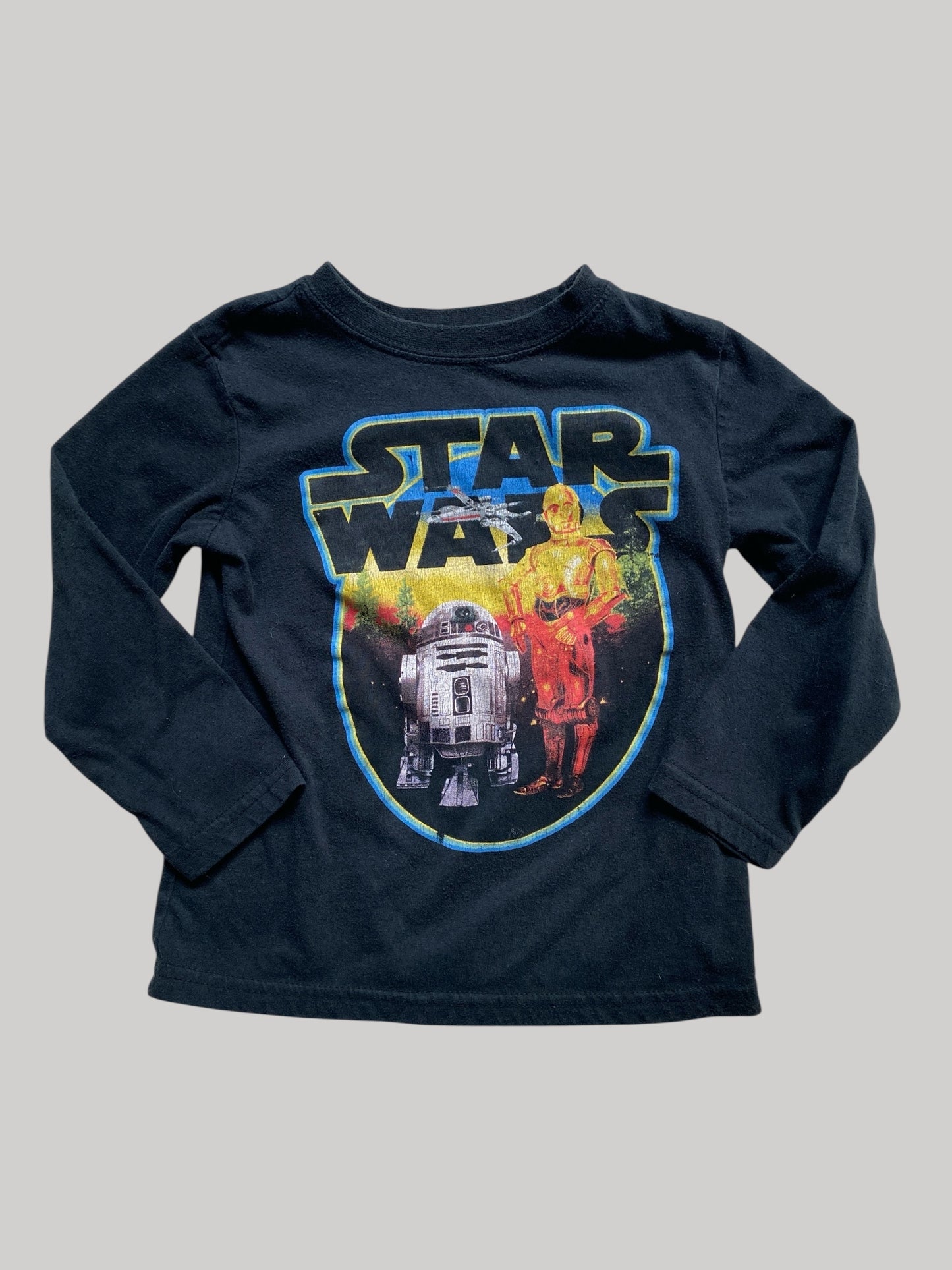 Cotton blend long sleeve top 3Y | Star Wars