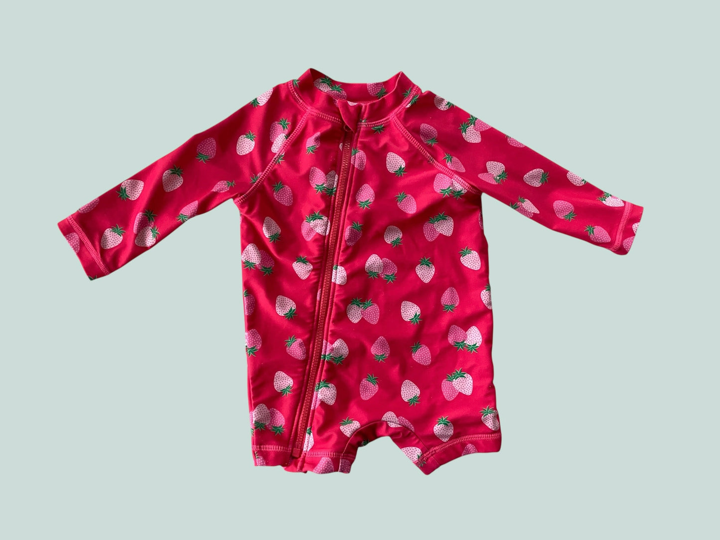 Pink strawberry swimsuit 3-6m | Joe Fresh