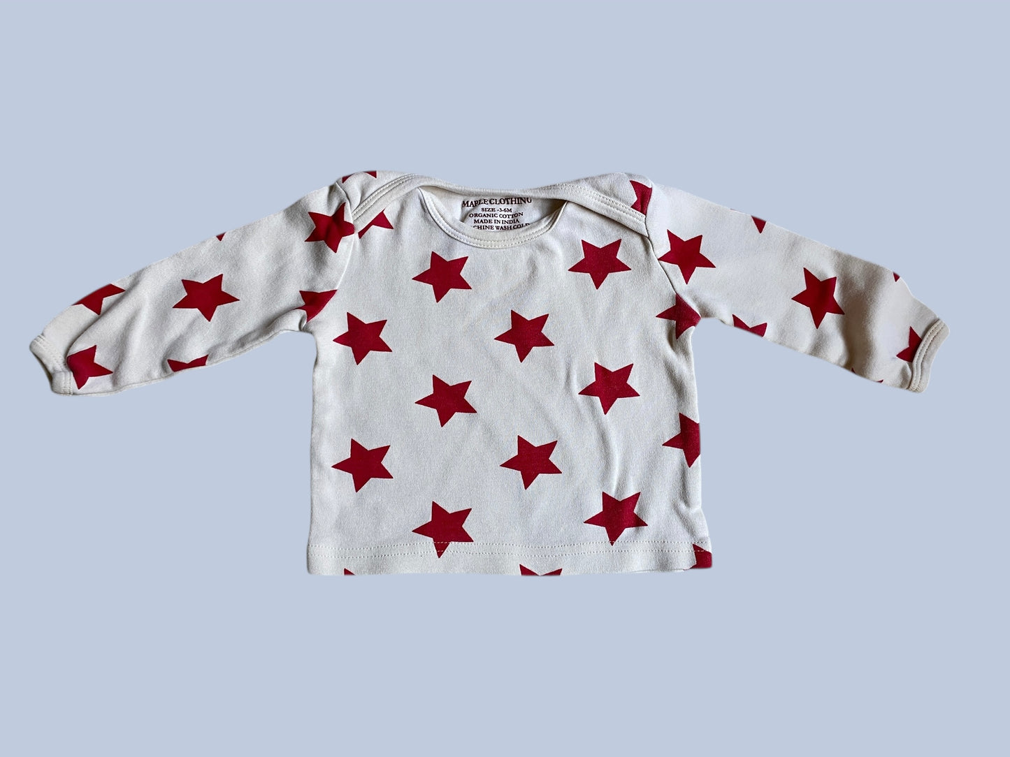 Organic cotton star top 3-6m | Maple Clothing