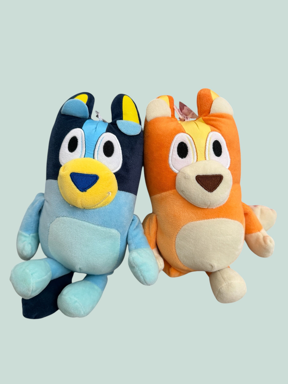 Blue and Bingo stuffies with suction cups NEW