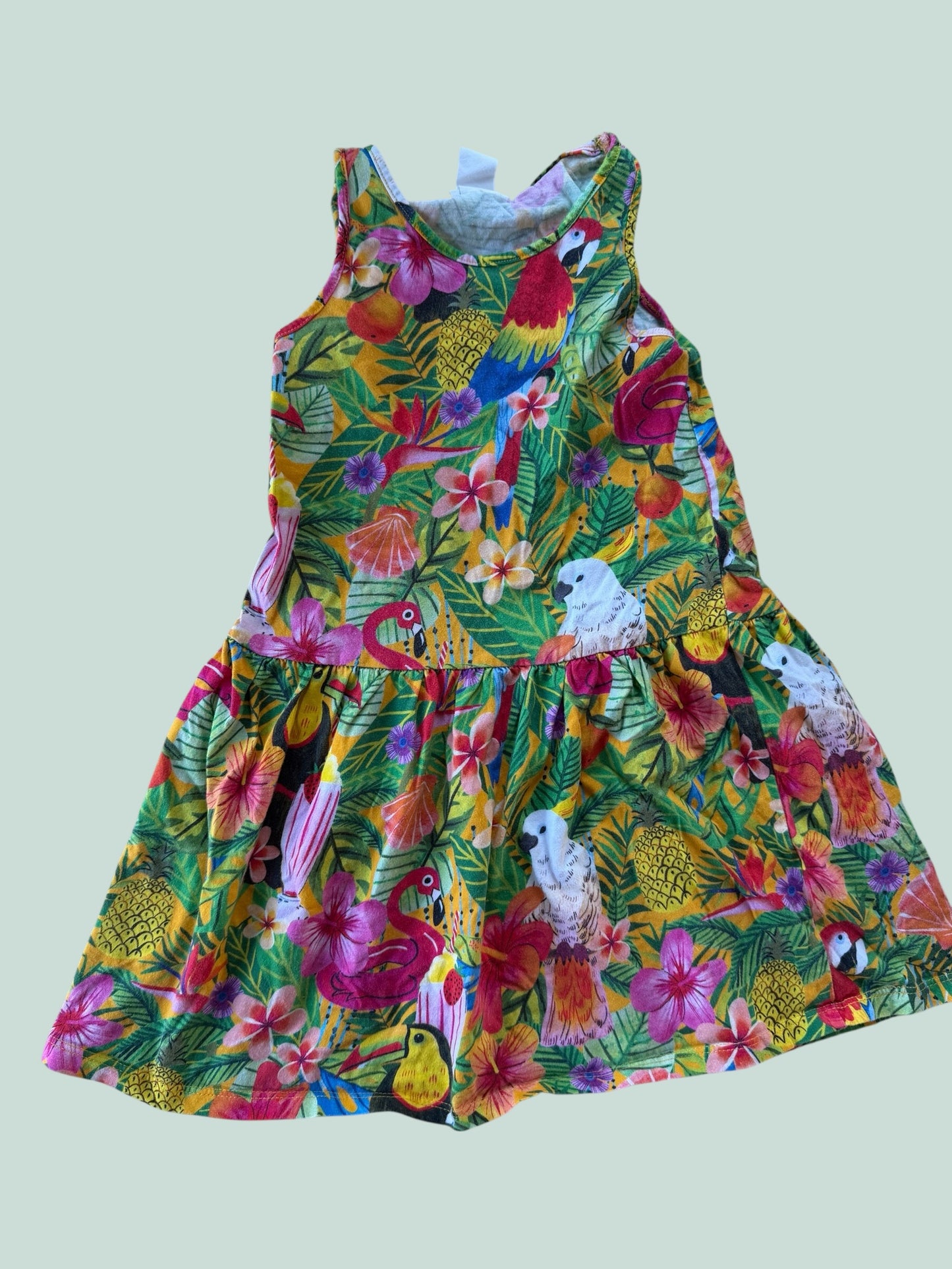 Colourful cotton dress 4-6Y | H&M x Emma Jayne