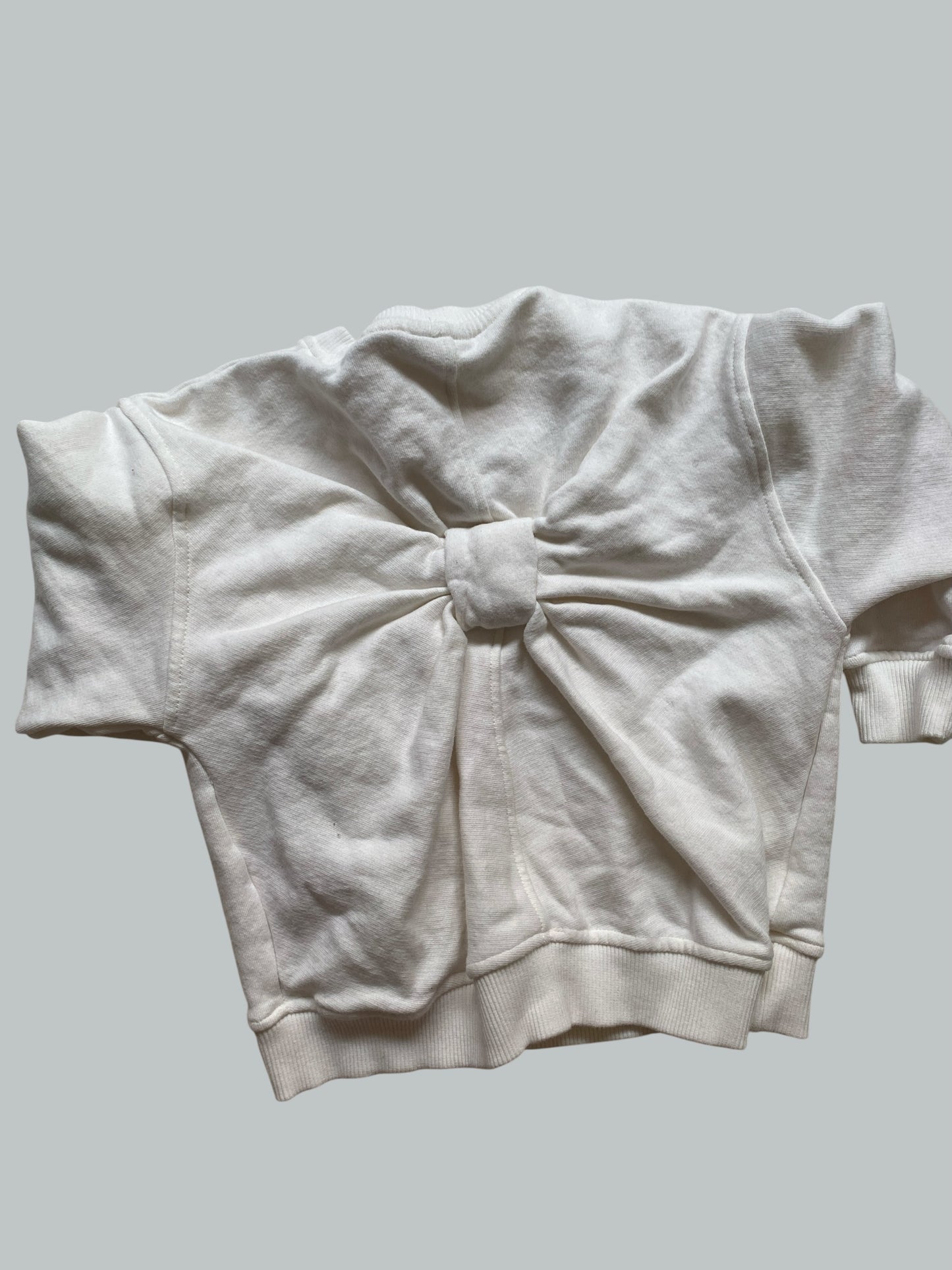 Cotton crewneck sweater 'Rêve, crois et réalise' 6-7Y | Zara NEW