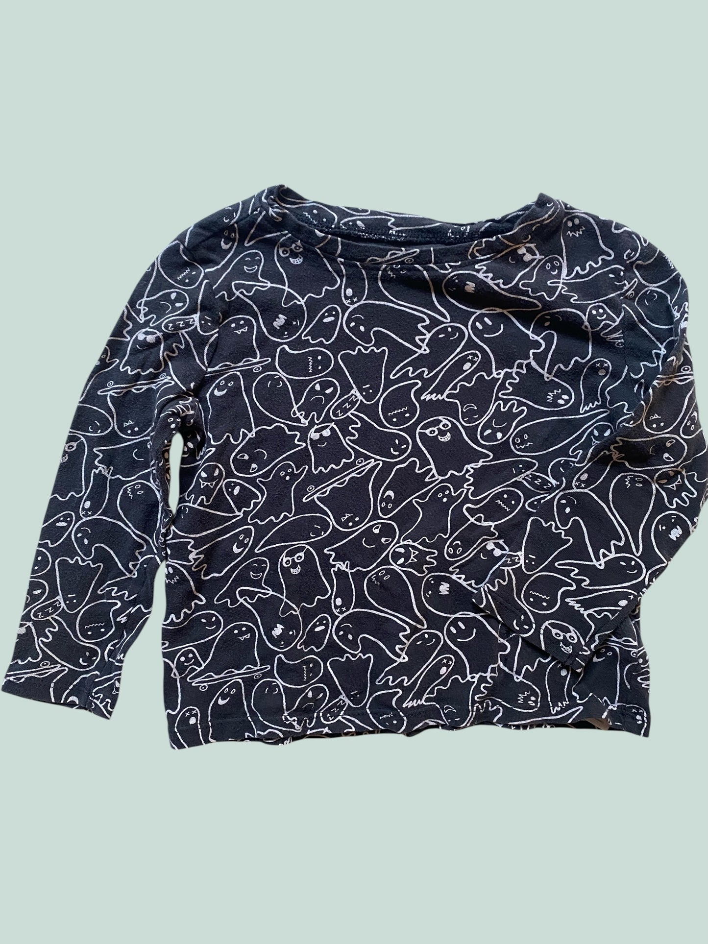 Cotton ghost long sleeve top 2Y | Old Navy