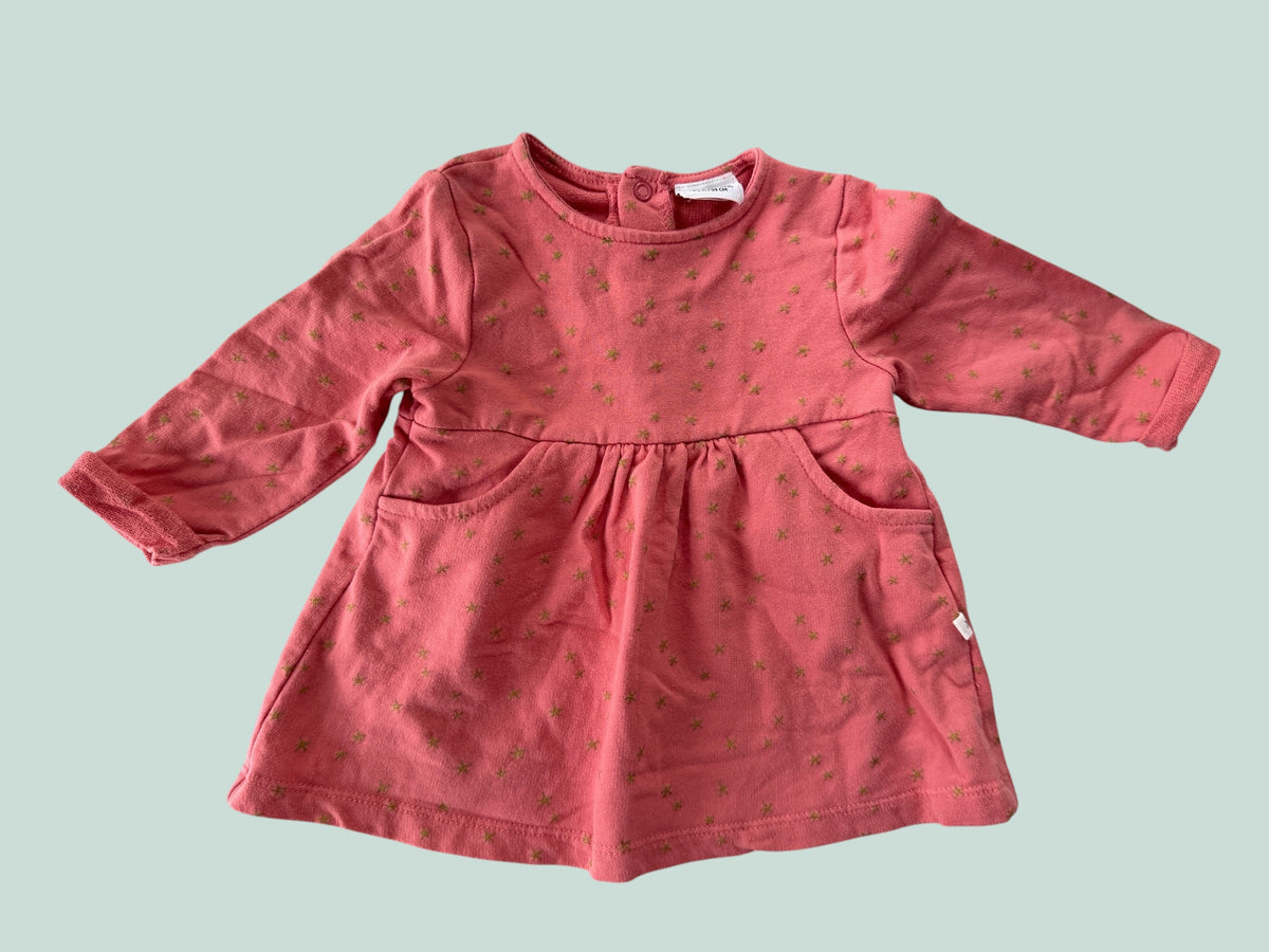 Pink cotton stra dress 3m | Tape a l'oeil