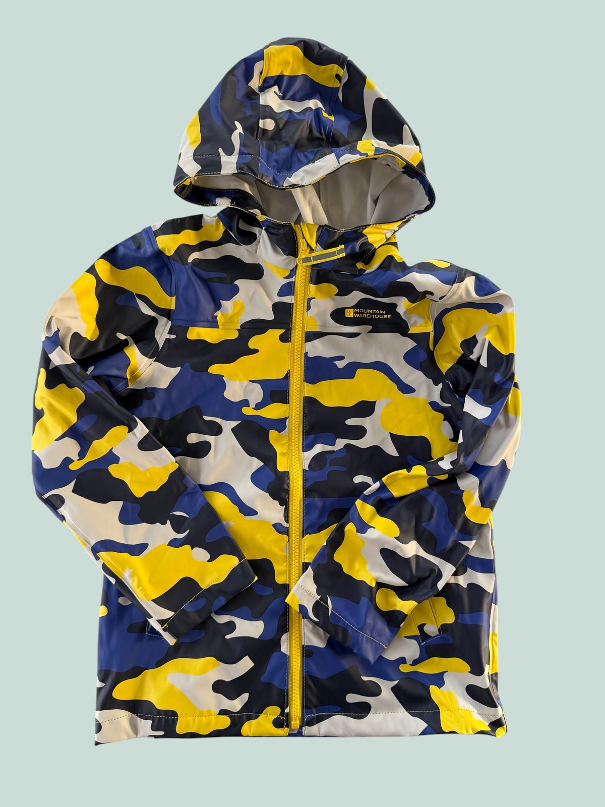 Camo rain jacket 7-8Y | Mountain Warehouse