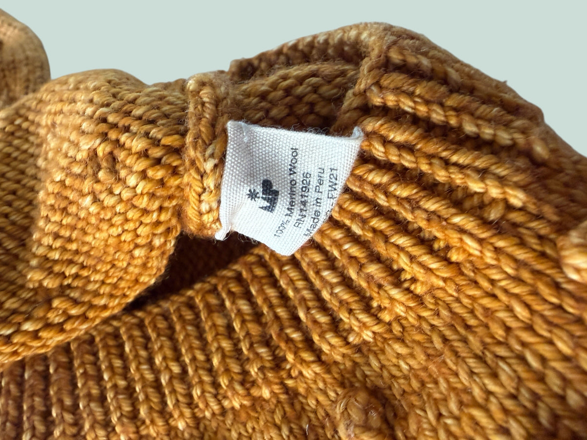 Merino wool popcorn sweater 3-4Y | Misha & Puff