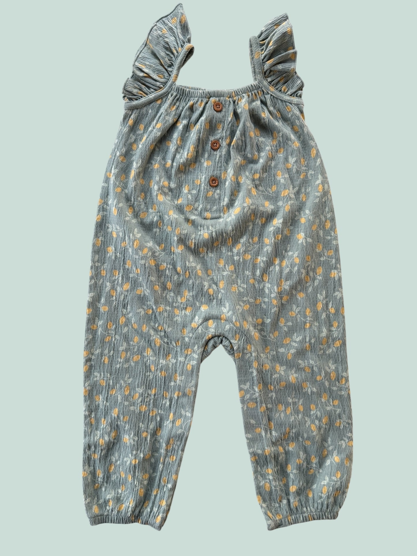 Stretchy cotton lemon romper 18m | Gerber NEW