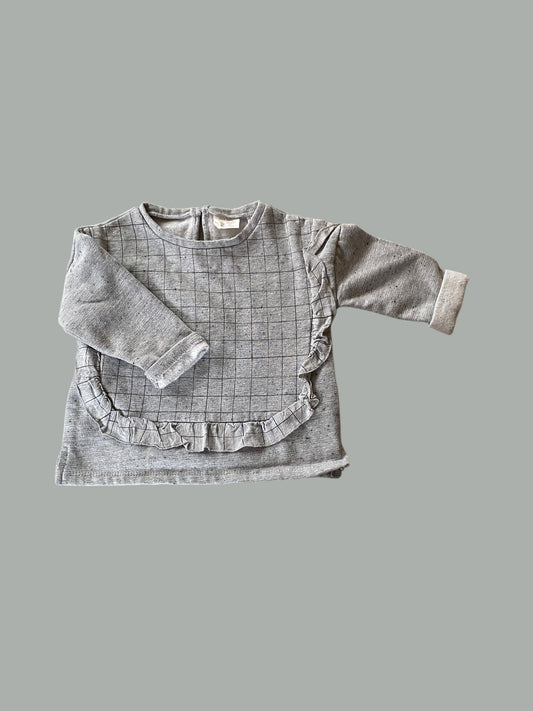 Cotton blend sweatshirt 12-18m | Zara