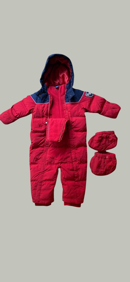 Fleece lined snowsuit 12m | Tommy Hilfinger