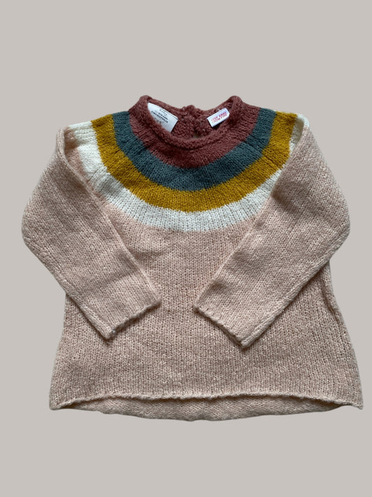 Knit tunic sweater 18m | Zara