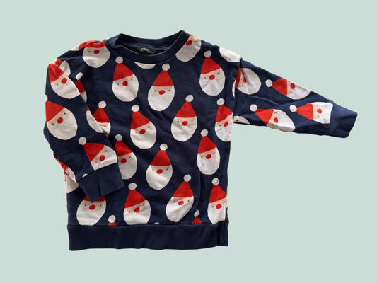 Cotton santa sweater 2-3Y | Next UK