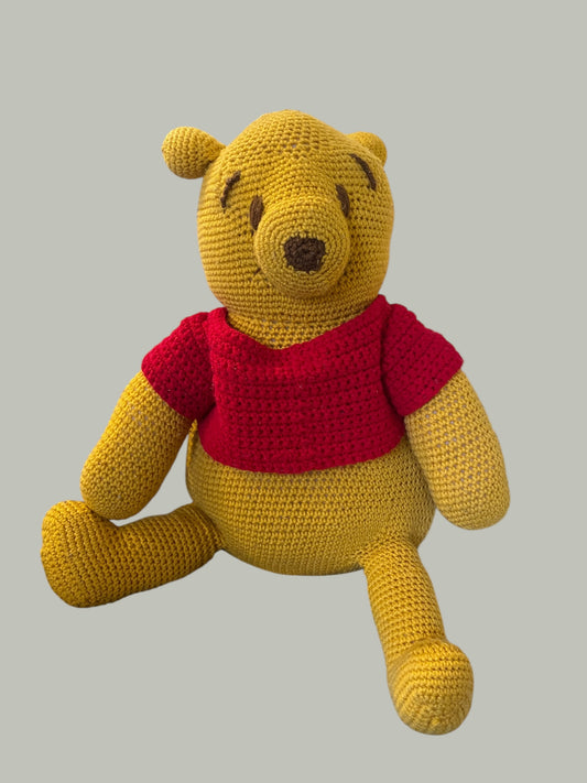 Oversized 25” crocheted Winnie the Pooh stuffy | Handmade  *pickup only*