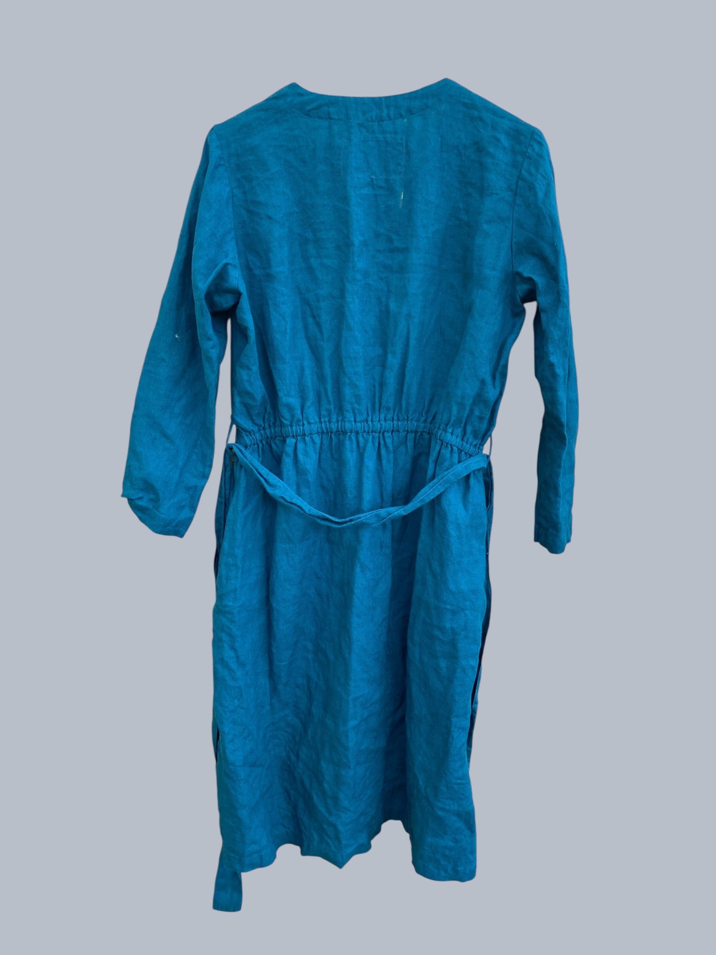 Emerald green ‘Alberta’ dress size large | Not Perfect Linen