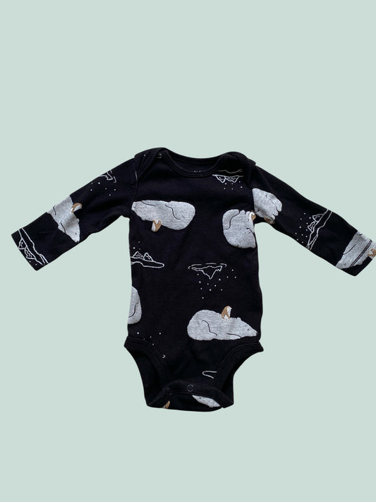 Cotton polar bear onesie 3m | Carter's