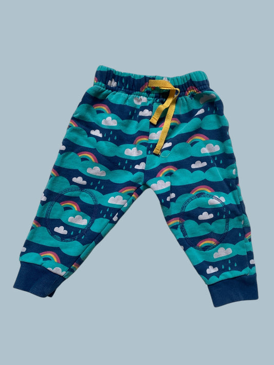 Organic cotton cloud joggers 6-12m | Frugi