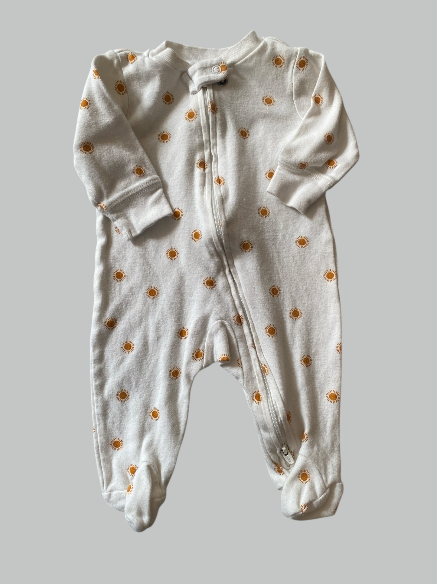 Sun cotton sleeper with 2-way-zip 3m| Carters