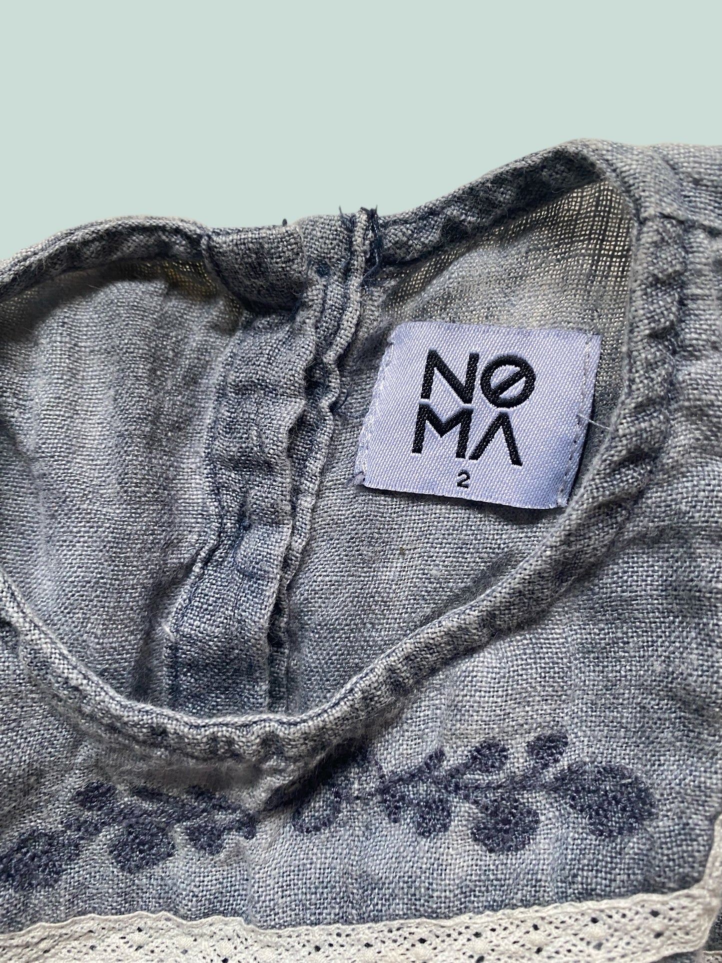 Beautiful ramie bloomer romper 2Y | Noma
