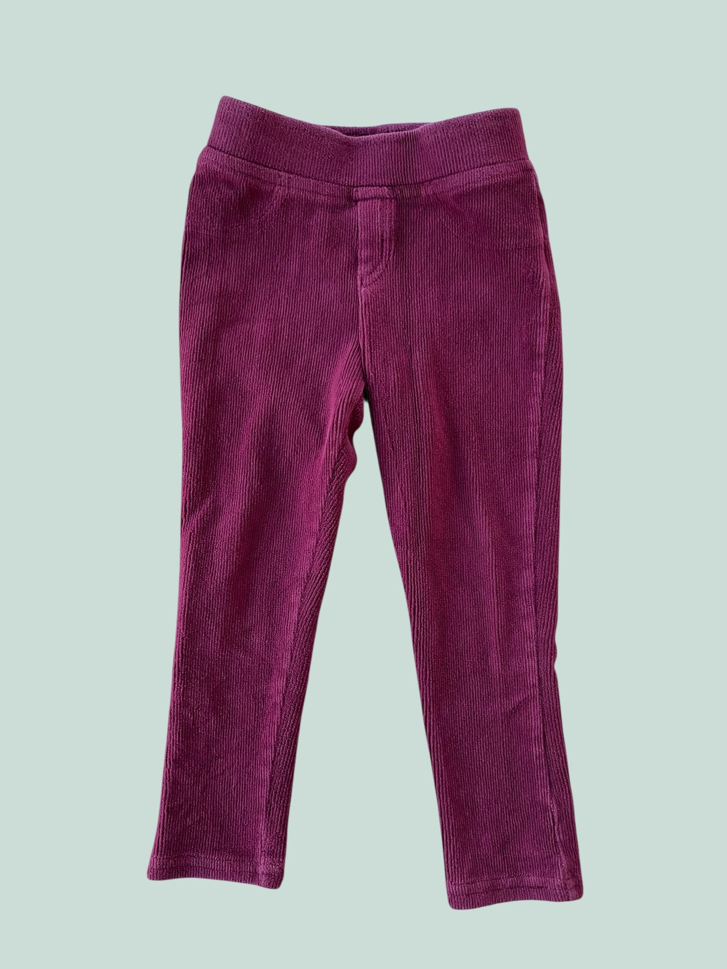 Ribbed cotton blend velour pants 2-3Y | Nutmeg