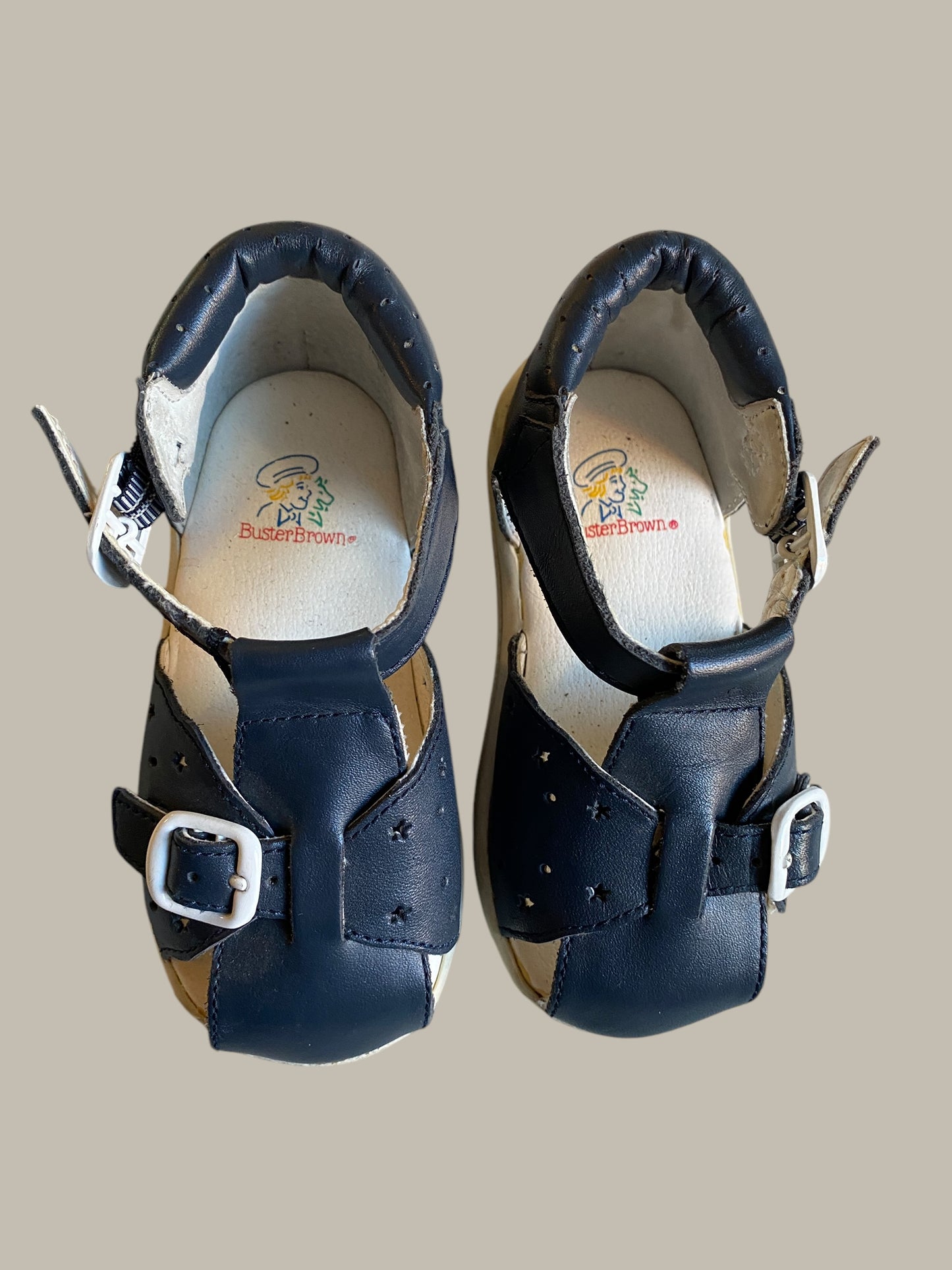 Dark navy sandals 6 US Little Kids | Buster Brown