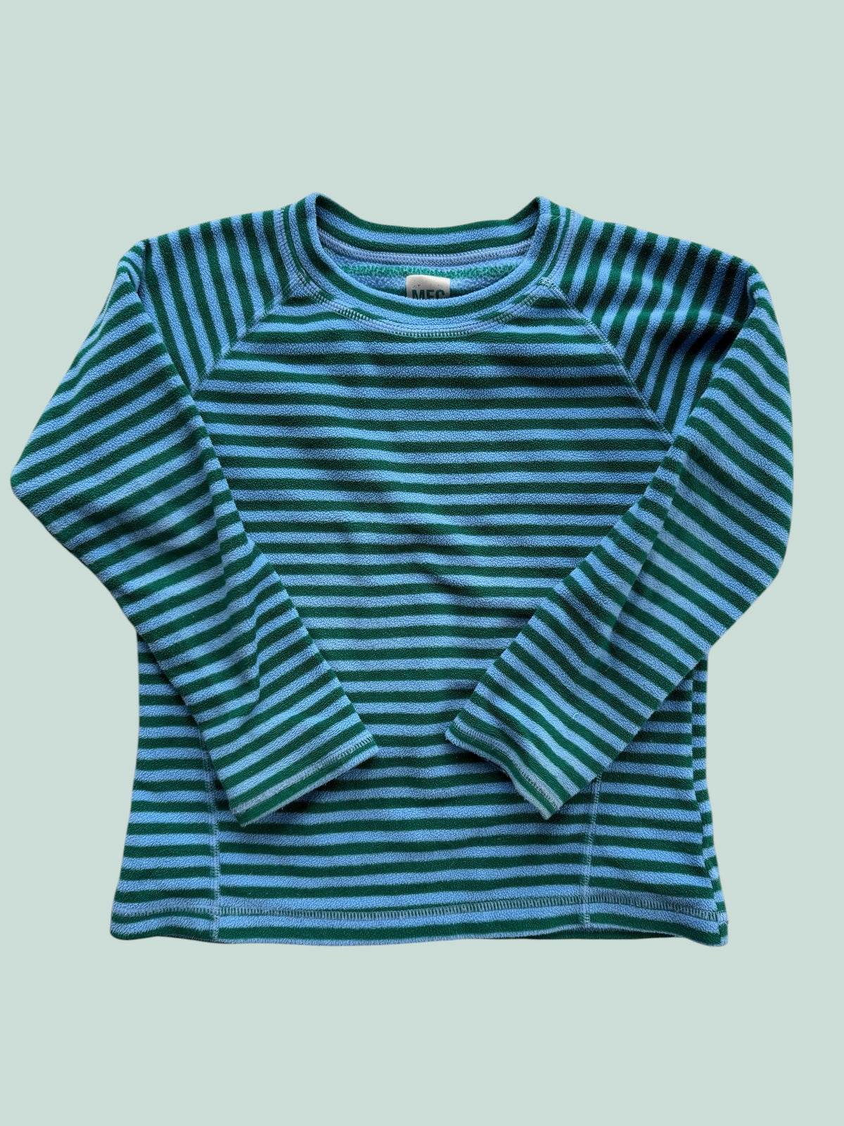 Striped fleece baselayer top 5Y | MEC