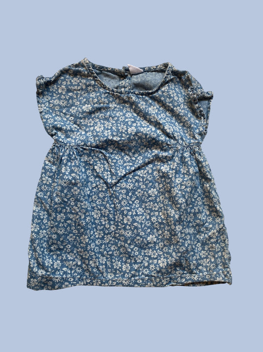 Flower cotton dress 12-18m | Gap