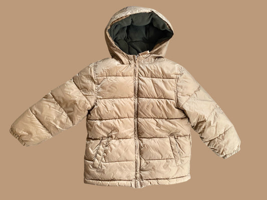 Tan coloured puffer coat 5-6Y | Gymboree