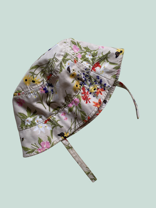 Flower bucket hat 12-24m | Roots