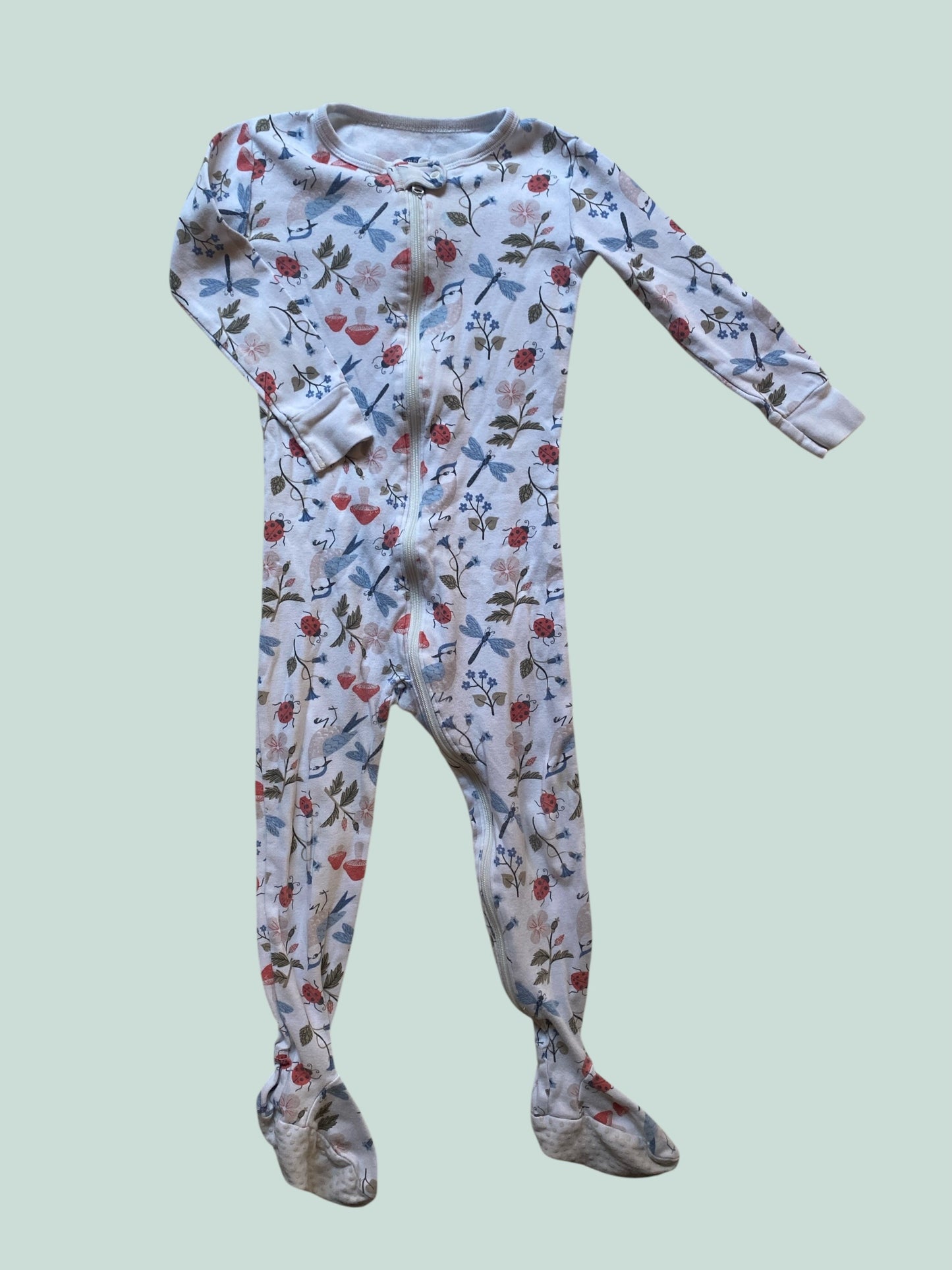 Cotton bird and bugs sleeper 3Y | Old Navy