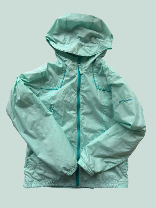 Mint green windbreaker jacket 10-12Y | Columbia