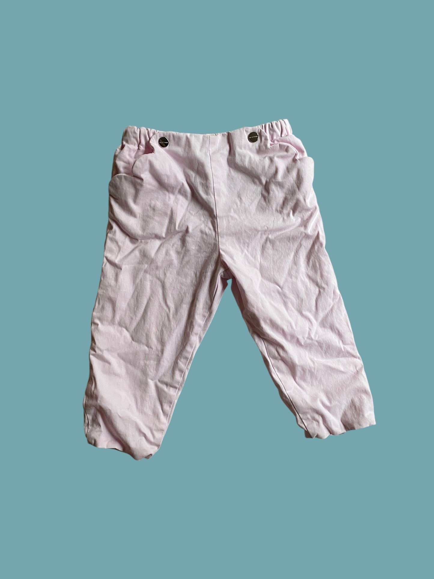 Rose lined cotton pants 18m | Jacardi