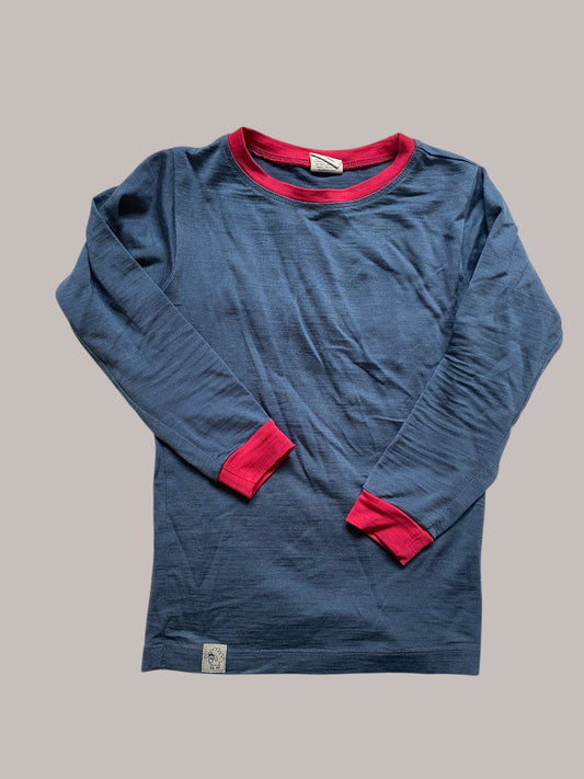 Merino wool base layer top 5Y | Wee Woolies