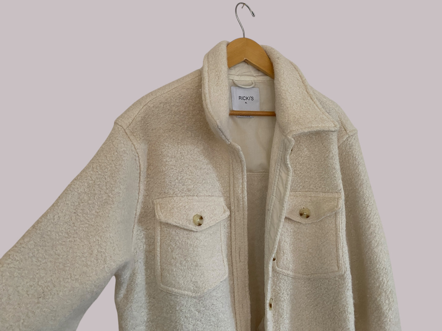 Wool blend shaket women's XL (fits like L) | Ricki's