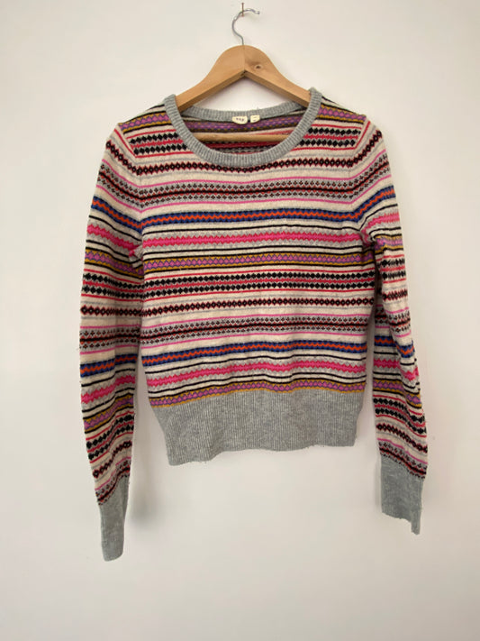 Striped merino wool blend sweater - small | Gap