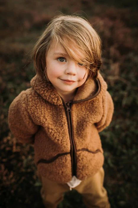 Wool hooded jacket 'Mody' 3-4Y (S) | Alwero