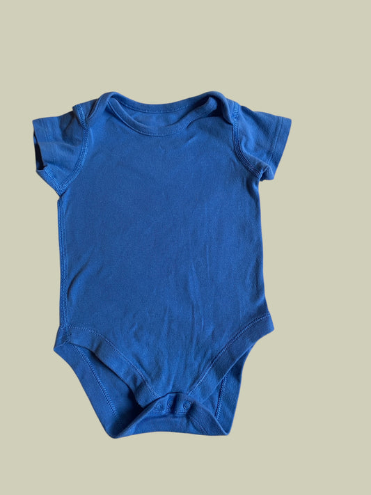 Cotton blue onesie 3-6m | M&S